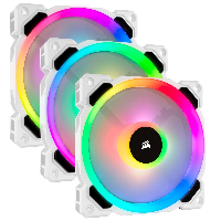 Вентилатори Corsair LL120 RGB 3 Fan Lightning Node PRO White - CO-9050092-WW