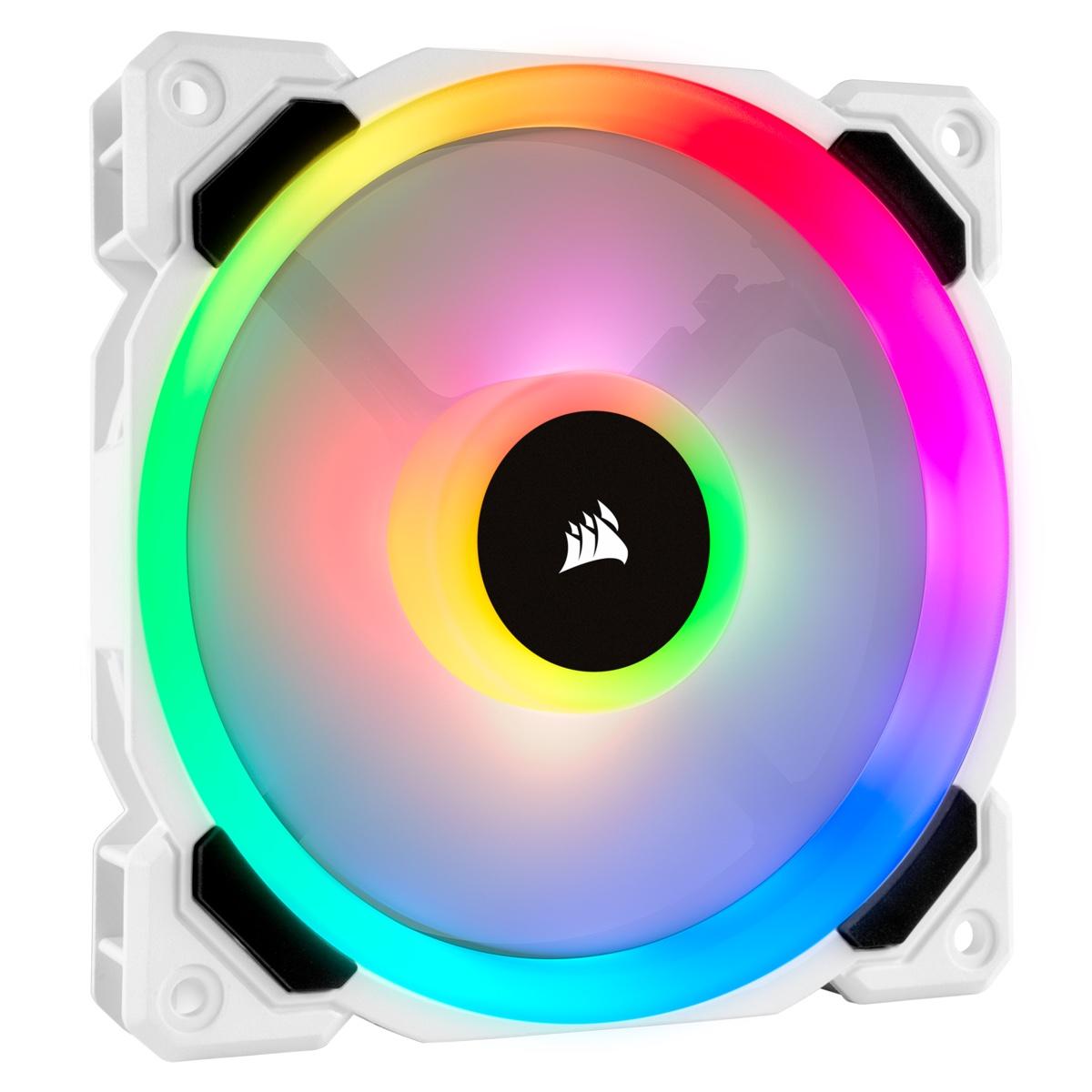 Вентилатори Corsair LL120 RGB 3 Fan Lightning Node PRO White - CO-9050092-WW