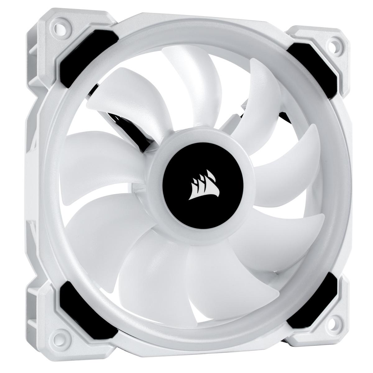 Вентилатори Corsair LL120 RGB 3 Fan Lightning Node PRO White - CO-9050092-WW