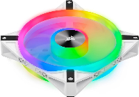 Вентилатори Corsair iCUE QL140 RGB PWM 2 Fan Lightning Node Core White - CO-9050106-WW