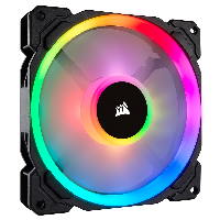 Вентилатори Corsair LL140 RGB PWM Dual Light Loop 2 Fan Lightning Node PRO Black - CO-9050074-WW