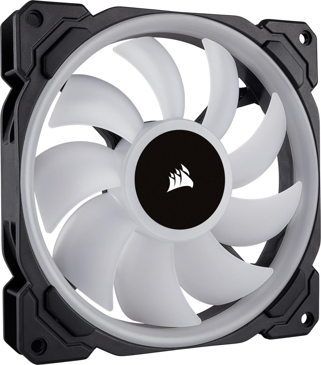 Вентилатори Corsair LL140 RGB PWM Dual Light Loop 2 Fan Lightning Node PRO Black - CO-9050074-WW