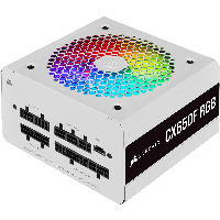 Захранване Corsair CX650F (650W) RGB 80 Plus Bronze Fully Modular White - CP-9020226-EU