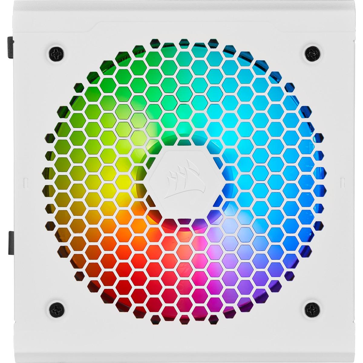 Захранване Corsair CX650F (650W) RGB 80 Plus Bronze Fully Modular White - CP-9020226-EU