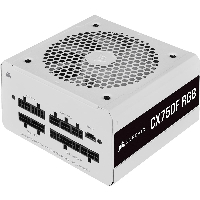 Захранване Corsair CX750F (750W) RGB 80 Plus Bronze Fully Modular White - CP-9020227-EU