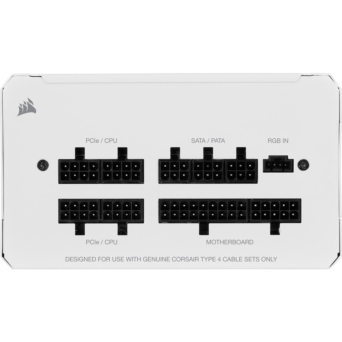 Захранване Corsair CX750F (750W) RGB 80 Plus Bronze Fully Modular White - CP-9020227-EU