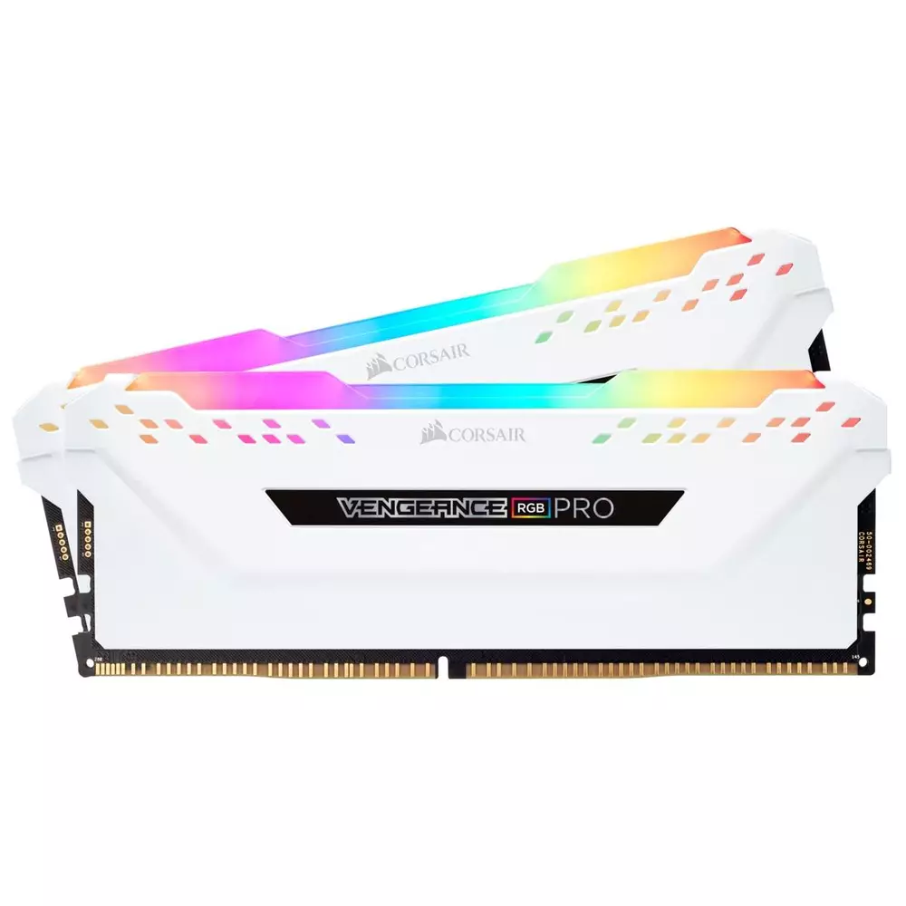 Пасивен охладител Corsair Vengence RGB PRO Light Kit, White, DDR4 RAM