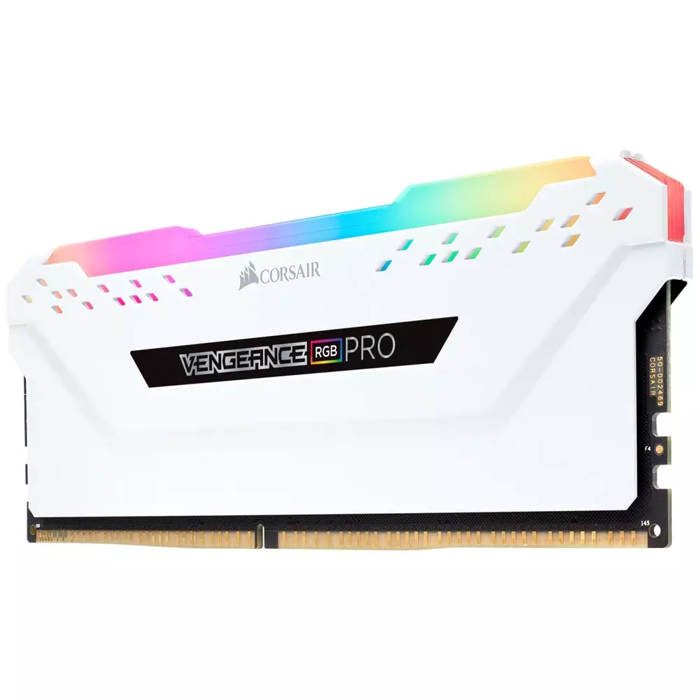 Пасивен охладител Corsair Vengence RGB PRO Light Kit, White, DDR4 RAM
