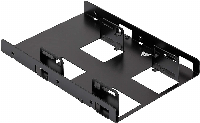 Скоби за монтиране Corsair HDD/SSD Mounting Kit - Dual 2.5" to 3.5", Black