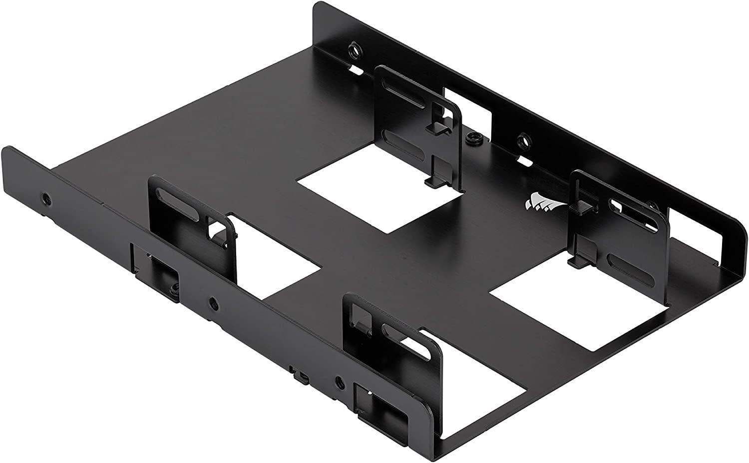 Скоби за монтиране Corsair HDD/SSD Mounting Kit - Dual 2.5" to 3.5", Black