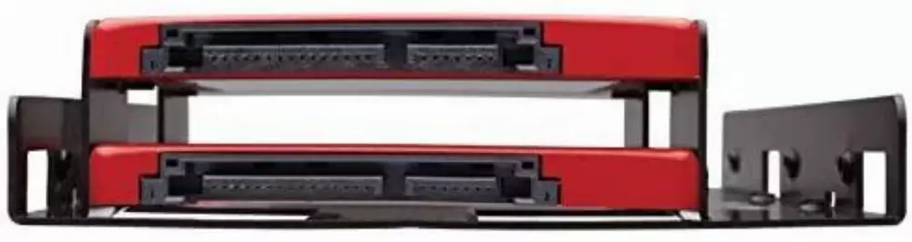 Скоби за монтиране Corsair HDD/SSD Mounting Kit - Dual 2.5" to 3.5", Black
