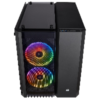 Кутия Corsair Crystal 280X RGB Mini Tower Tempered Glass Black - CC-9011135-WW