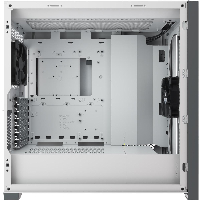 Кутия Corsair 5000D Airflow Mid Tower Tempered Glass White - CC-9011211-WW