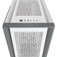 Кутия Corsair 5000D Airflow Mid Tower Tempered Glass White - CC-9011211-WW