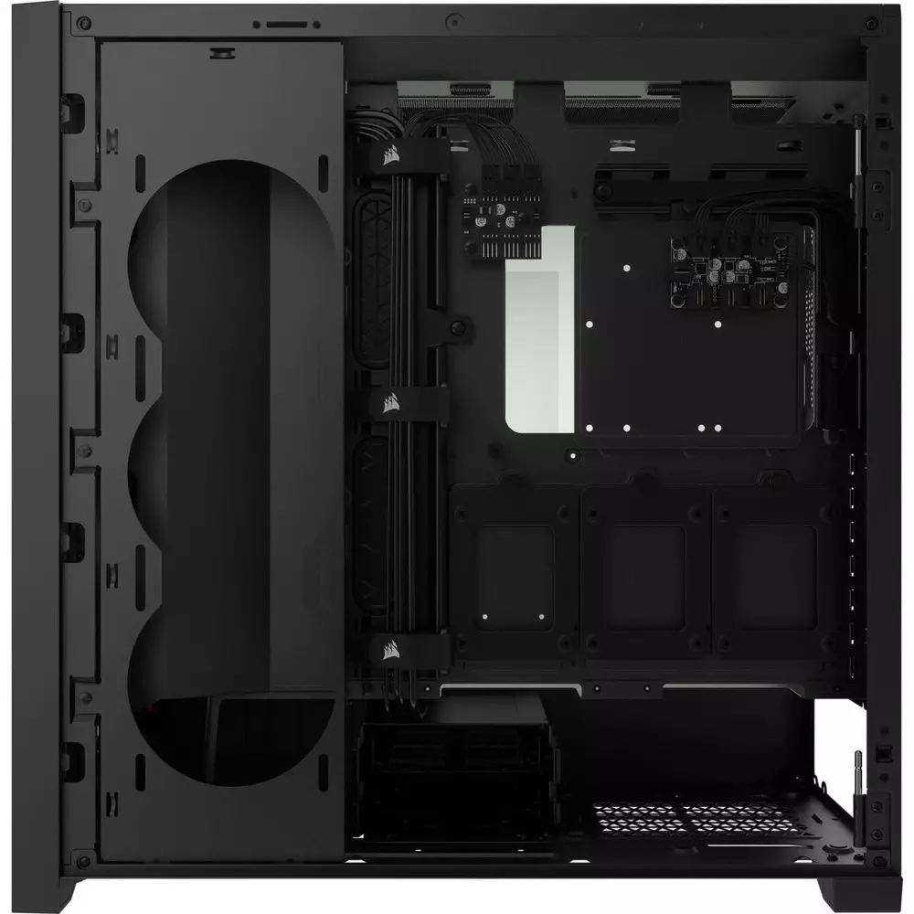 Кутия Corsair iCUE 5000X RGB Mid Tower Tempered Glass Black - CC-9011212-WW