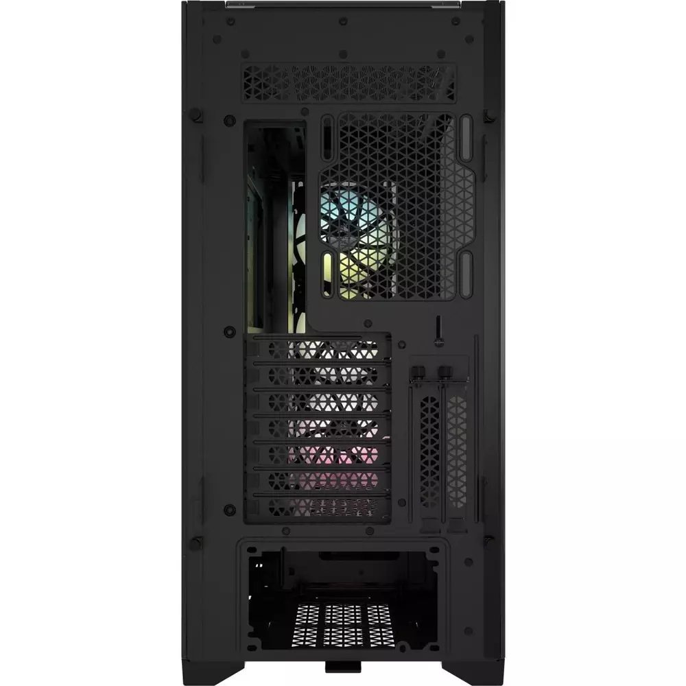 Кутия Corsair iCUE 5000X RGB Mid Tower Tempered Glass Black - CC-9011212-WW
