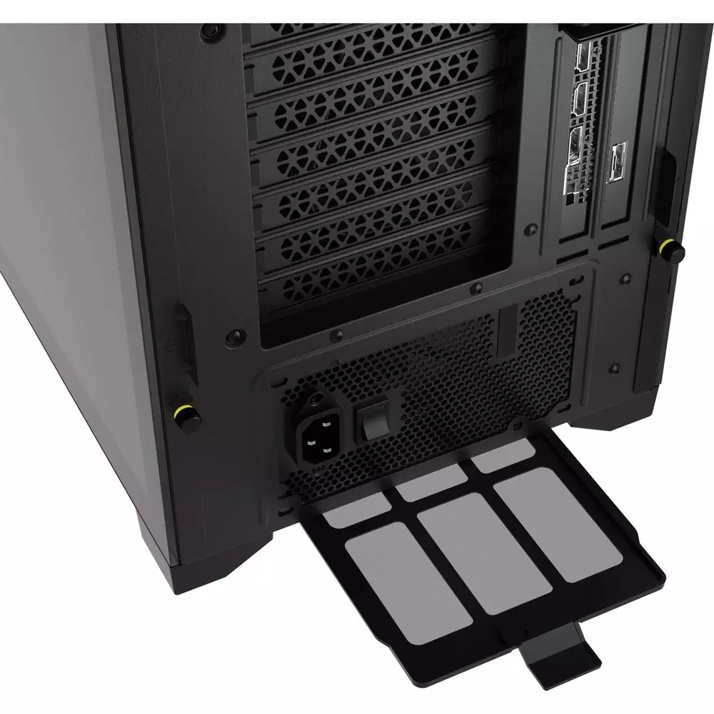 Кутия Corsair iCUE 5000X RGB Mid Tower Tempered Glass Black - CC-9011212-WW