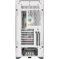 Кутия Corsair iCUE 5000X RGB Mid Tower Tempered Glass White - CC-9011213-WW