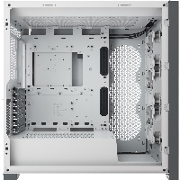 Кутия Corsair iCUE 5000X RGB Mid Tower Tempered Glass White - CC-9011213-WW