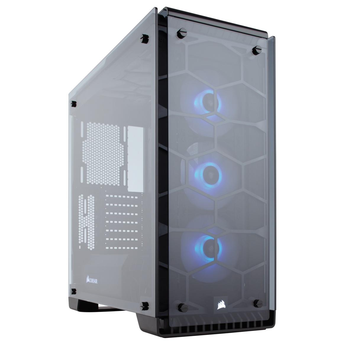 Θήκη Corsair Crystal 570X RGB Mid Tower Tempered Glass Black - CC-9011098-WW