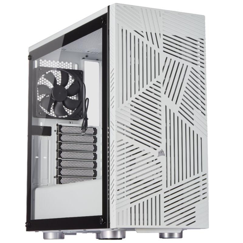 Corsair 275R Airflow Mid Tower Tempered Glass White Case - CC-9011182-WW