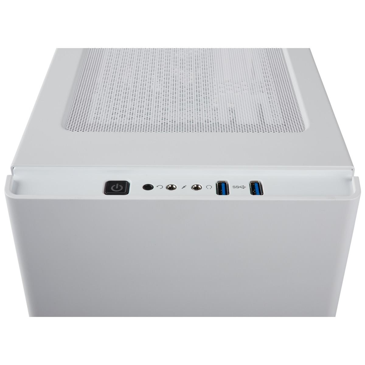 Кутия Corsair Carbide 275R Mid Tower Full Window White - CC-9011131-WW