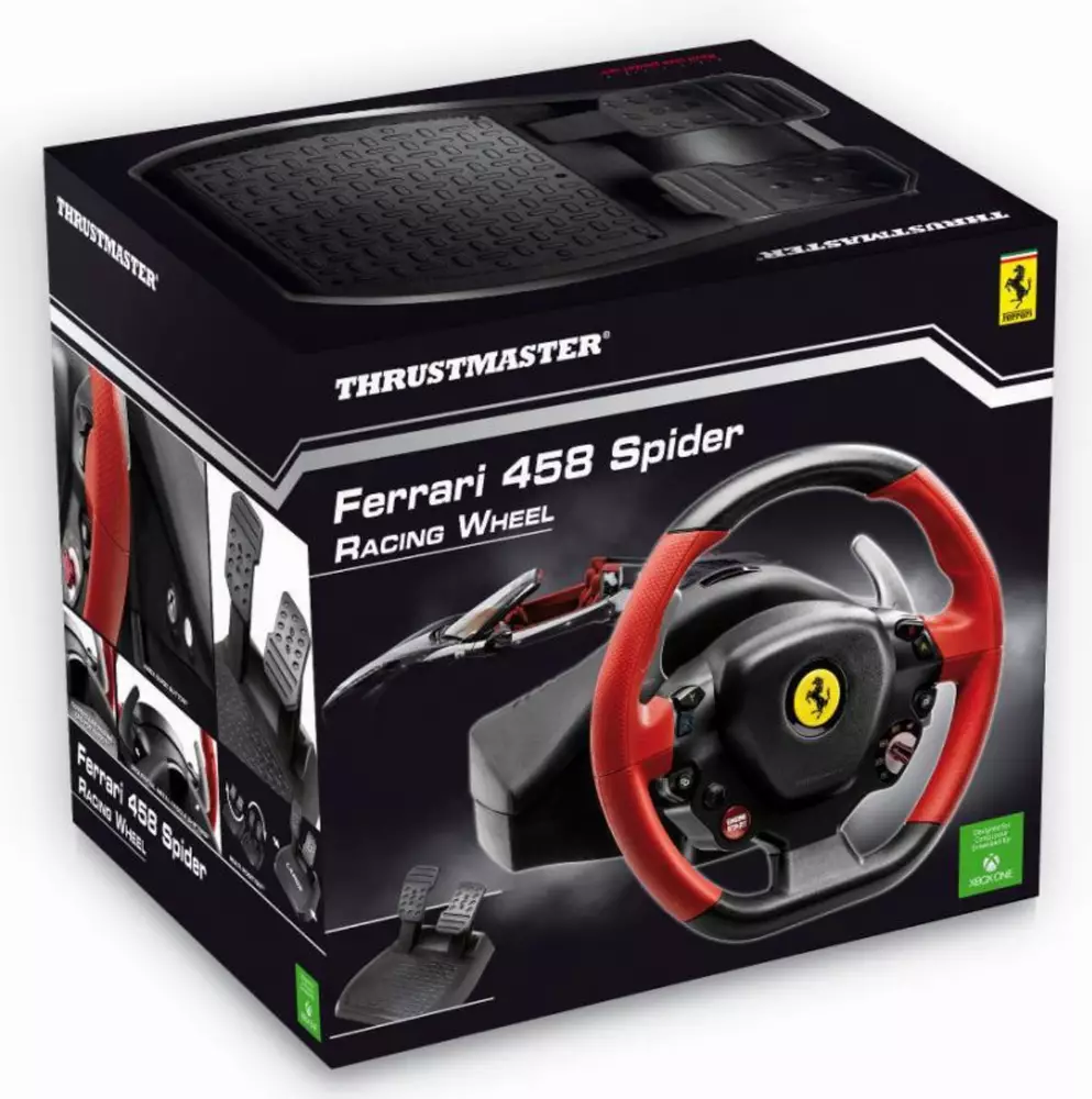 Волан THRUSTMASTER, Ferrari 458 Spider Racing Wheel, за XBox