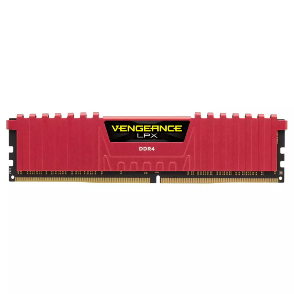 Μνήμη Corsair Vengeance LPX 8GB DDR4 2666MHz C16 Red - CMK8GX4M1A2666C16R