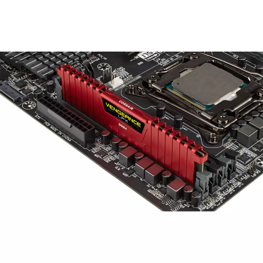 Μνήμη Corsair Vengeance LPX 8GB DDR4 2666MHz C16 Red - CMK8GX4M1A2666C16R