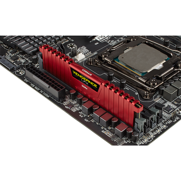Μνήμη Corsair Vengeance LPX 8GB DDR4 2666MHz C16 Red - CMK8GX4M1A2666C16R