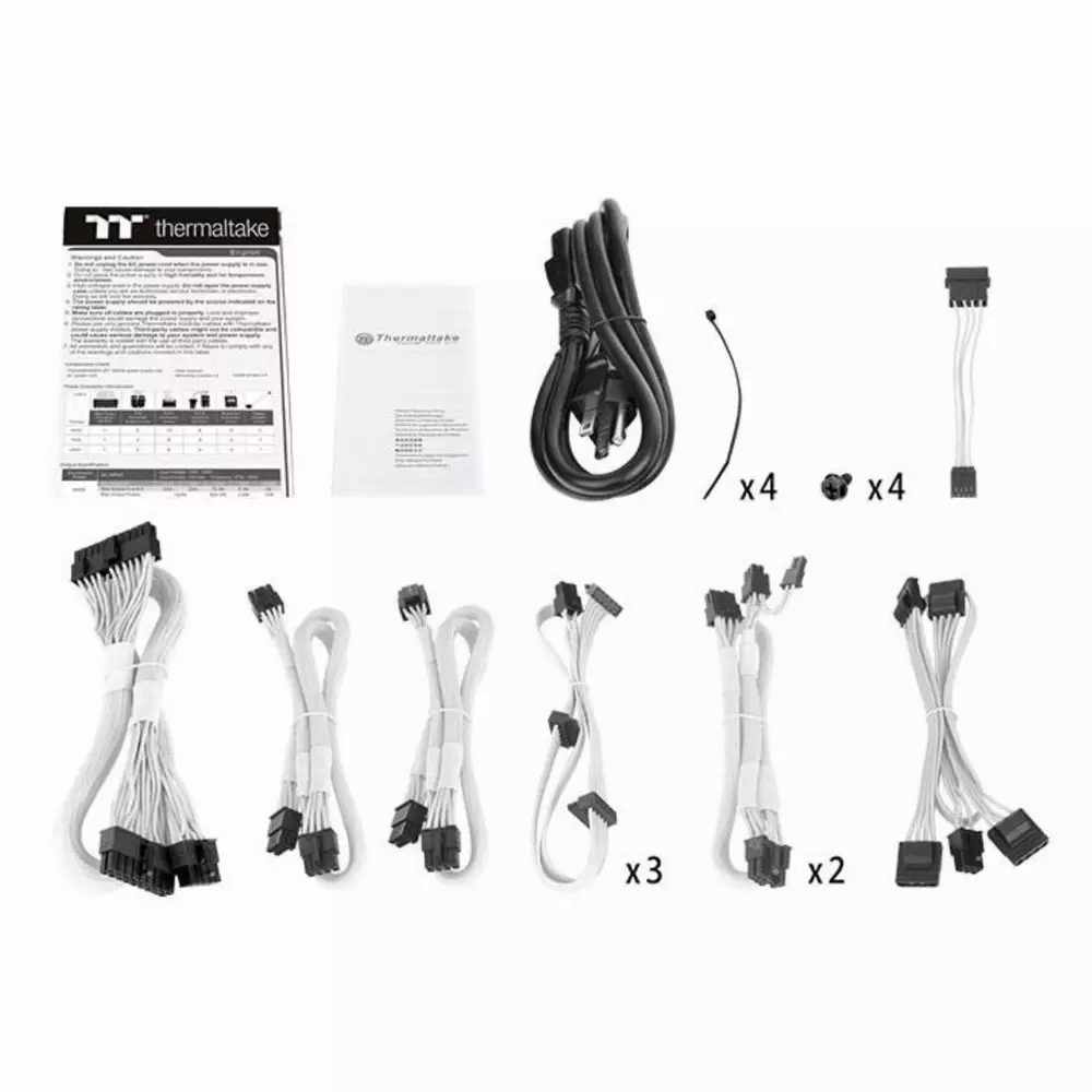 Захранване Thermaltake Thoughpower GF1 Snow 750W 80+ Gold PSU - PS-TPD-0750FNFAGE-W