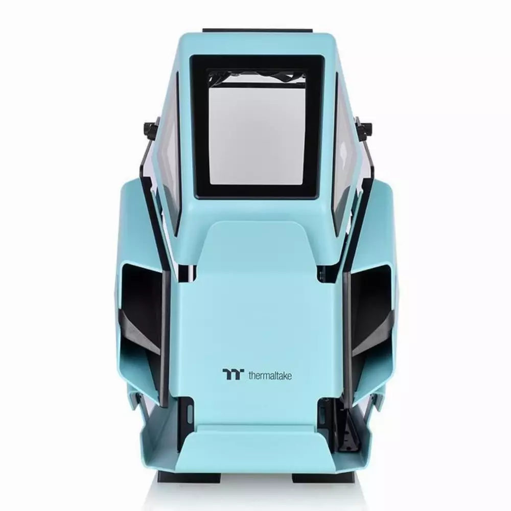 Кутия Thermaltake AH T200 TG Turquoise mATX Mini Tower - CA-1R4-00SBWN-00