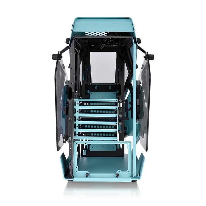 Кутия Thermaltake AH T200 TG Turquoise mATX Mini Tower - CA-1R4-00SBWN-00
