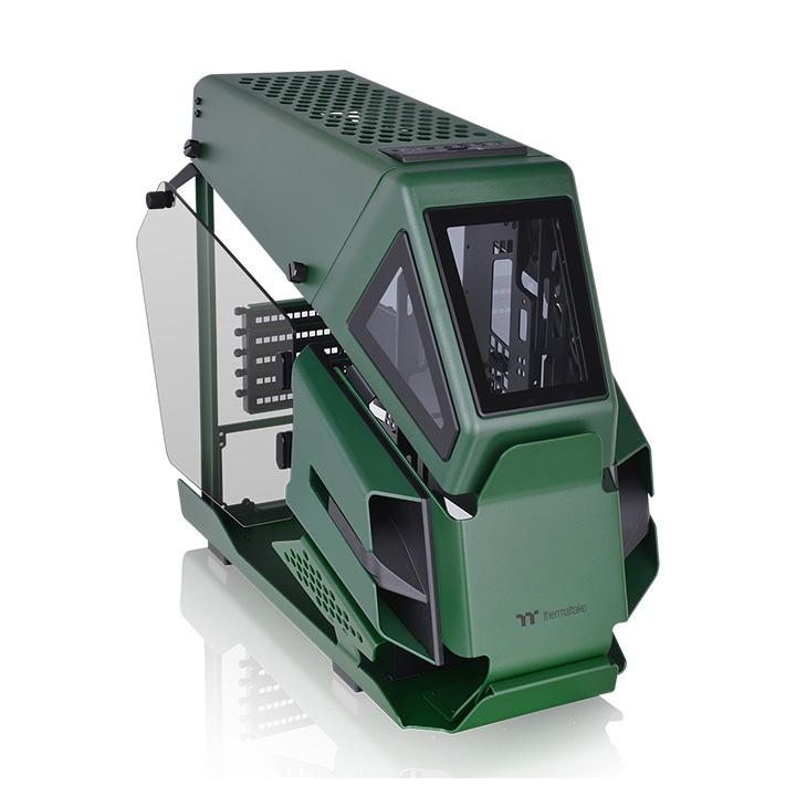 Кутия Thermaltake AH T200 TG Racing Green mATX Mini Tower - CA-1R4-00SCWN-00