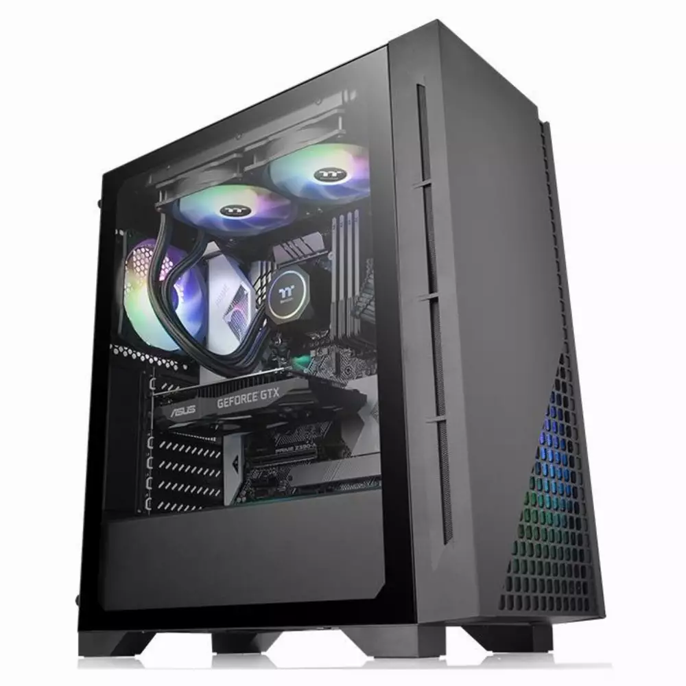 Кутия Thermaltake H330 TG Black ATX Mid Tower - CA-1R8-00M1WN-00