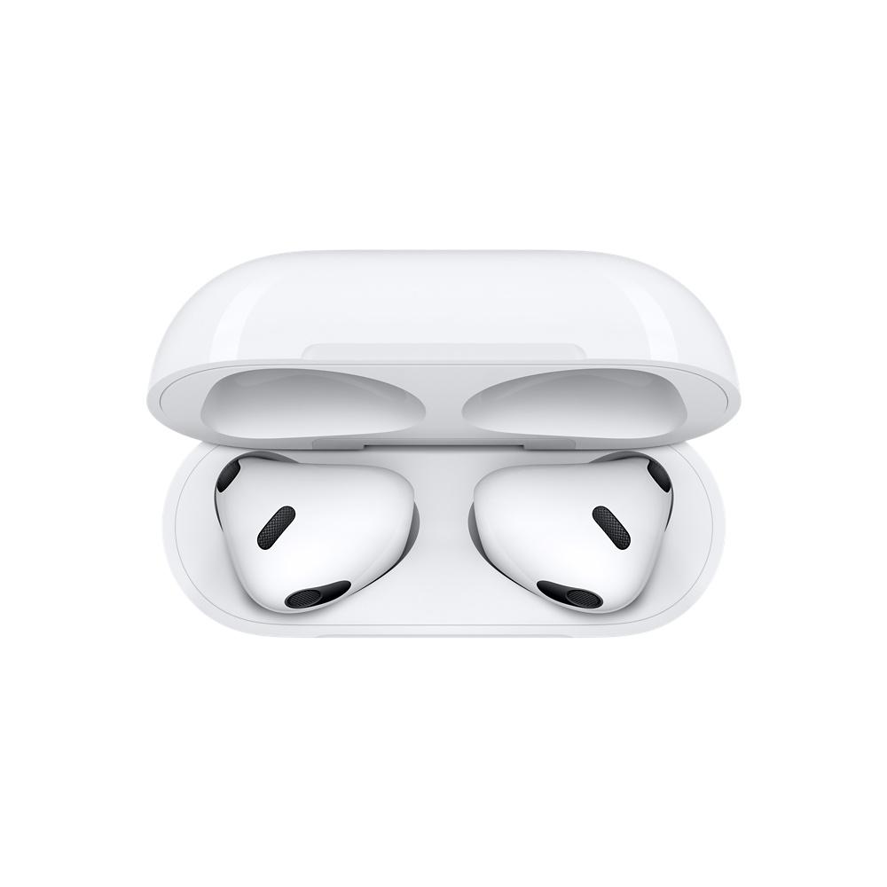 Блутут слушалки-тапи Apple AirPods 3, с докинг кутийка, Wireless, Бели