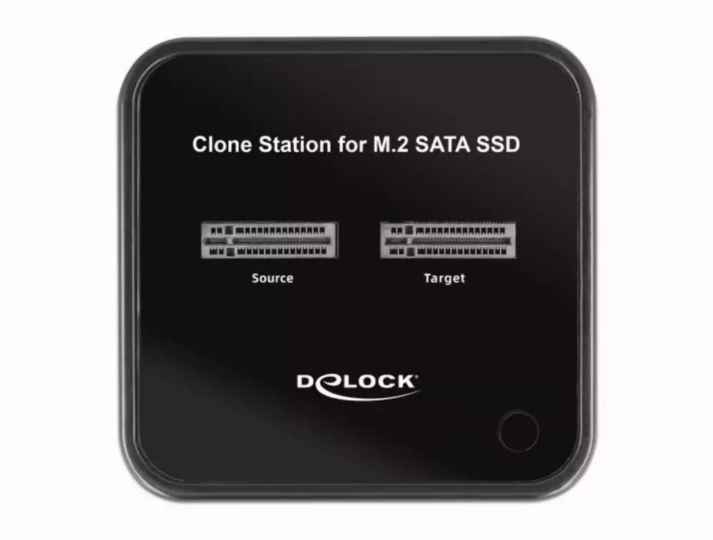 Външна стойка Delock 63334, За 2 x M.2 SATA SSD, Функция за клониране