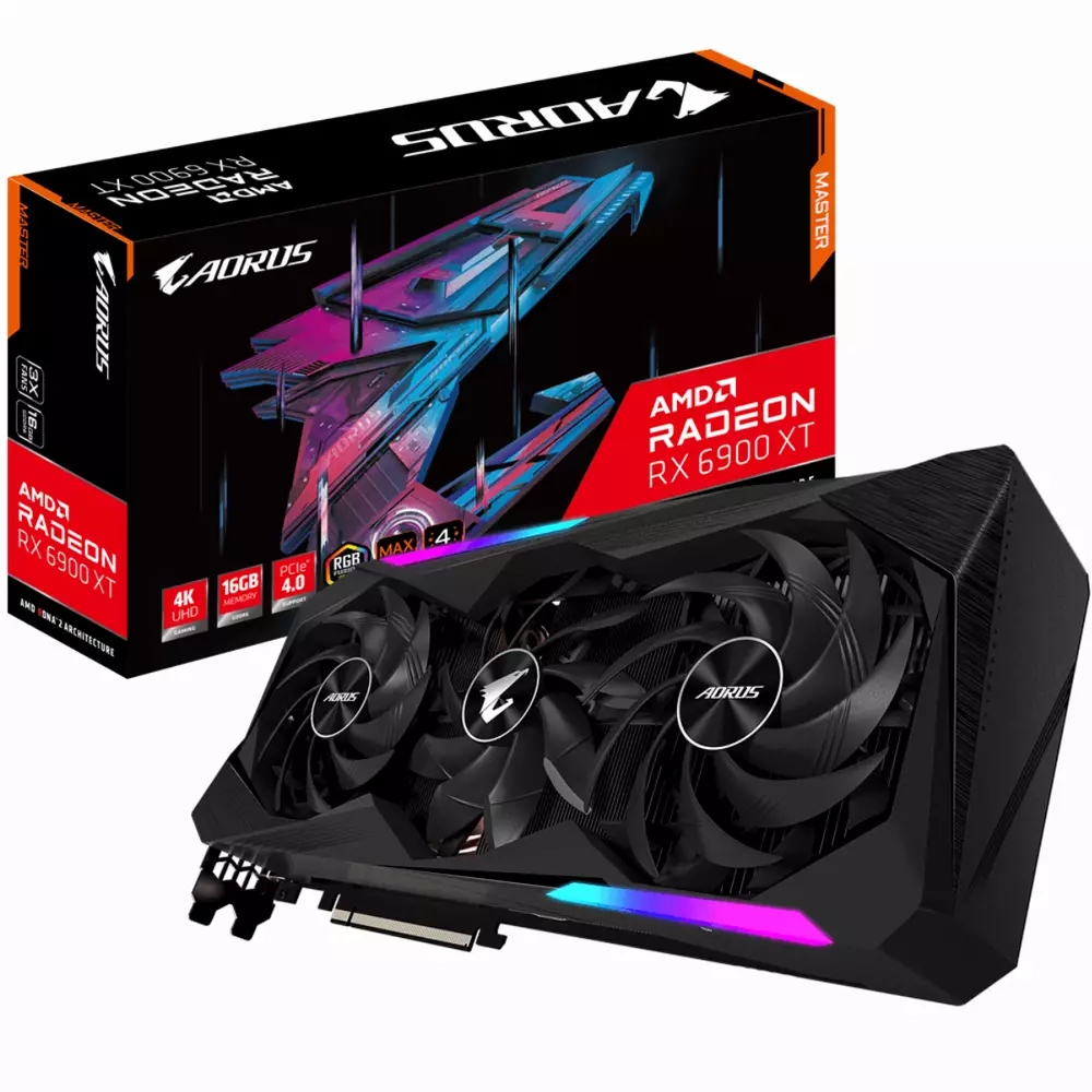 Видео карта Gigabyte AMD Radeon RX 6900 XT AORUS MASTER 16G 