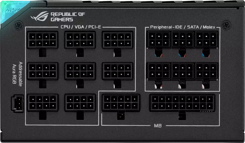 Захранване ASUS ROG THOR 1000W Platinum II 80 Plus Platinum