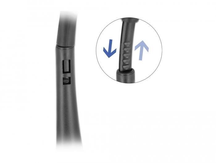 Слушалки с микрофон Delock 27178 Black