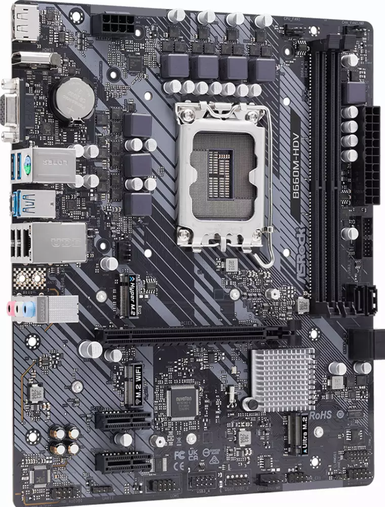 Дънна платка ASRock B660M-HDV LGA1700 DDR4