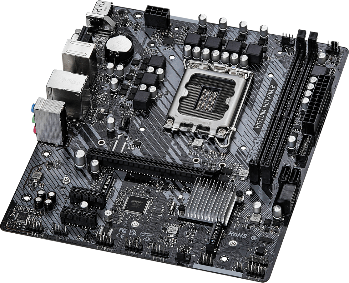 Дънна платка ASRock H610M-HDV/M.2 LGA1700 DDR4