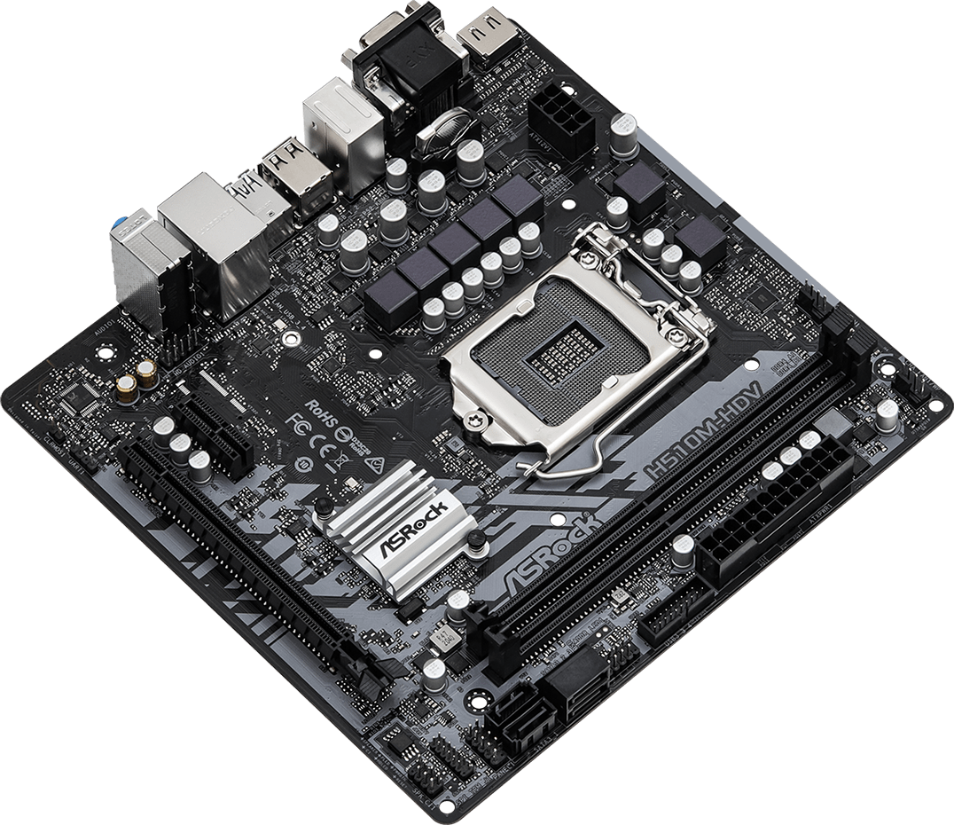 Дънна платка ASRock H510M-HDV R2.0 LGA1200