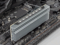 PCI Express x16 (x1 / x4 / x8) карта Delock 90566, за M.2 NVMe M.2 Key M, RGB LED