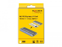 PCI Express x16 (x1 / x4 / x8) карта Delock 90566, за M.2 NVMe M.2 Key M, RGB LED