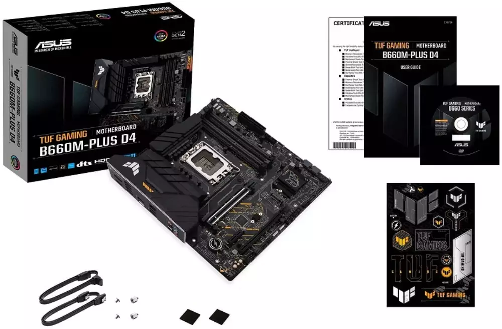 Дънна платка ASUS TUF GAMING B660M-PLUS D4 LGA1700 DDR4