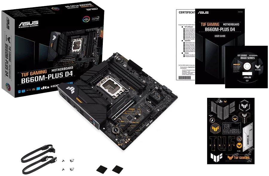 Дънна платка ASUS TUF GAMING B660M-PLUS D4 LGA1700 DDR4