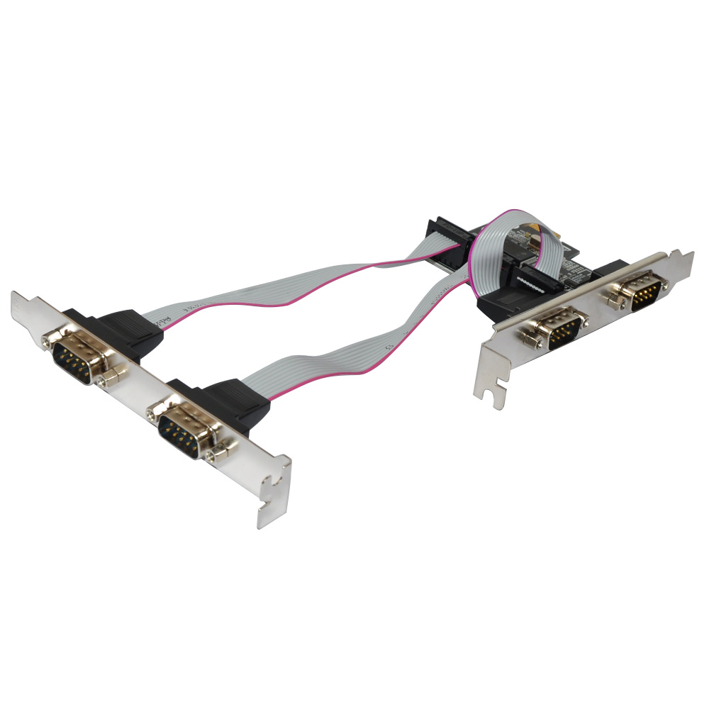 Carte I/O Makki PCI-E 4 x port série - MAKKI-PCIE-4XSERIAL-V1