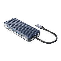 Докинг станция Orico Type-C Docking Station Power Distribution 3.0 100W - HDMI, Type-C x 1, USB3.0 x 3, LAN, SD - WB-8P-GY