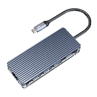 Докинг станция Orico Type-C Docking Station Power Distribution 3.0 100W - HDMI, Type-C x 1, USB3.0 x 3, LAN, SD - WB-8P-GY